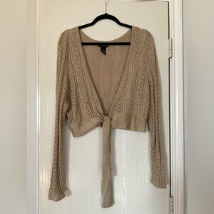 Lane Bryant Women's Tan Cardigan Sweater